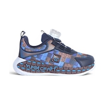 Yumix 2645 Lacivert Akıllı Bağcıklı Erkek Çocuk Spor Ayakkabı