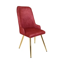 Çırağan Sandalye Gold - Fuşya Çok Renkli