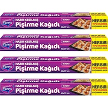 Parex Hazır Kesilmiş Pişirme Kağıdı 4 x 10 Adet