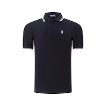 T8594 Dewberry Erkek T-shırt-düz Siyah Düz Siyah