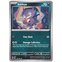 Sableye 107/162 - Temporal Forces - Pokemon Kartı Mint