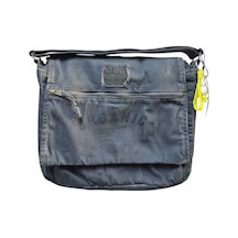 Old Cotton Cargo Mulater Bag Oil Postacı Çantası Siyah