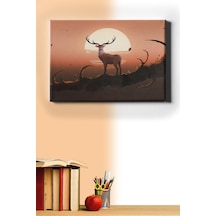 Webstyle Sayılarla Boyama Seti Kasnaklı Ceylan 40 X 50 Cm