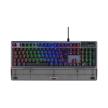 Rampage Carbon Blue Switch RGB Mekanik Oyuncu Klavye