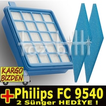 Philips Fc 9540 Powerpro Hepa Filtre Seti Sünger Hediye