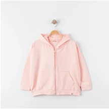 Tiffany Sweatshirt Kapüşonlu Oversize Theme Pudra-10871 Pudra