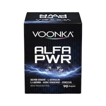 Voonka Alfa Pwr Demir Dikeni L-arjinin Kore Ginsengi 90 Kapsül