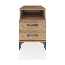 Kronos Komodin Tek Raflı Tek Çekmeceli 44x59x64 Çam-çam Atlas Çam