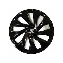 Peugeot 306 Uyumlu 14 Inç Piano Black Siyah Jant Kapağı 4 Adet