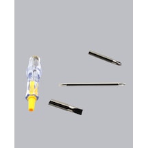 Neon Lambalı Elektrik Kontrol Kalemi Nikel Kaplama 110-220v Çok renkli
