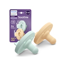 Soothie Emzik, Ortadontik, %100 Silikon, 0-3 Ay, Erkek, Scf191/21
