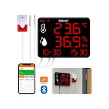 Elitech Dr-230 Thde Yüksek Sesli Harici Alarmlı Sıcaklık Ve Nem Göstergeli Kayıt Cihazı Bluetooth