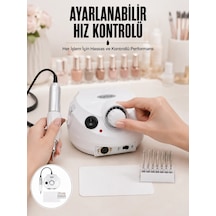 Düşük Gürültülü Tırnak Matkap Seti Salon Ve Ev Kullanımı Yeni Nesil