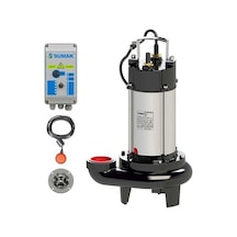 Sumak Sbrt 19/2p Parçalayıcı Bıçaklı Foseptik Dalgıç Pompa Trifaze 380v 1.8 Hp