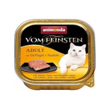 Vom Feinsten Kümes Hayvanlı Ve Makarnalı Yetişkin Kedi Konservesi 100 Gr