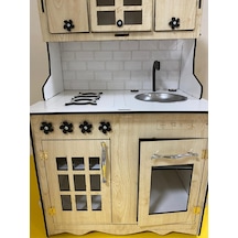 88X60 Ahşap Oyun Mutfak