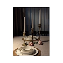 Avangard Model 3'lü Gold Şamdan & Mumluk Seti Altın - 805652342 Altın