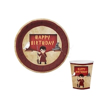 Harry Potter Temalı Tabak Bardak 8 li