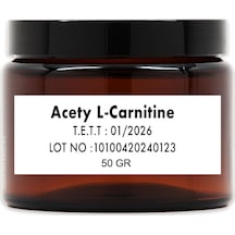 Acetyl L-carnıtıne Hcl Asetil L-karnitin Hcl Toz Hammadde 50 Gr