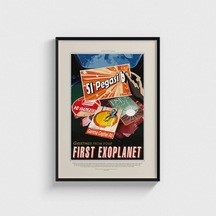 Nasa Greetings From Your First Exoplanet Tablo Çerçeveli Poster Duvar Dekorasyonu Siyah Çerçeveli Tablo Siyah Çerçeveli Tablo Dn11d124sıyah