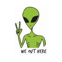 Alien Sticker