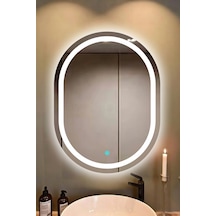 Dokunmatikli 80 X 60 Beyaz Minimal Aydınlatmalı Ayna Banyo Diğer