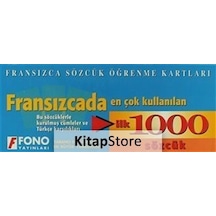 Fransızcada En Çok Kullanılan İlk 1000 Sözcük Kartları - Kutulu- Fono Yayınları