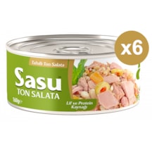 Sasu Tahıllı Ton Salata İri Parça 6 x 160 G
