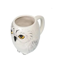 Ulzyvf Suyu Süt Seramik Şekli Kupa Kahve Kahvaltı Hayvan Beyaz Baykuş 3d Vp Beyaz