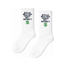 Carnaval Socks Bitch Better Have My Money Yazılı Desenli Renkli Spor Çorap Çok Renkli