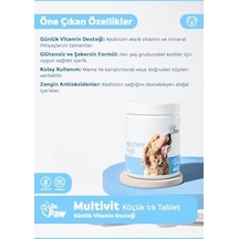 Multivit Plus/günlük Vitamin İhtiyacı Premium Tablet/küçük Irk Köpekler İçin 60 Adet/90 Gr