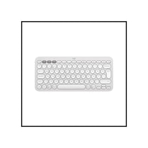 Logıtech K380s, Pebble Keys 2, Beyaz, 920-011860, Bluetooth, Türkçe, Q, Multimedya, Mini Klavye