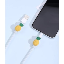 Hardal Rengi Ananas Kablo Koruyucu