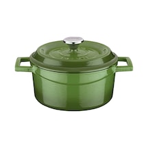Lava Döküm Yuvarlak Tencere. Trendy Çap 18Cm. Lava Döküm Yuvarlak Tencere. Trendy Çap 18Cm.