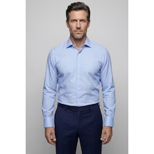 Bisse Regular Fit Klasik Erkek Pamuk Açık Mavi Gömlek Gmkls250053 33