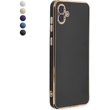 Samsung Galaxy Uyumlu A04 Kılıf Luxury Seri Kamera Korumalı Silikon Kapak