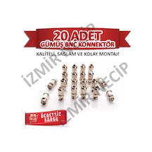Bnc Konnektör 20 Lik Kamera Güvenlik Sistemleri Kablo Ucu Bnc