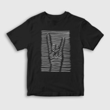 Presmono Unisex Çocuk Hand Symbol Music Rock T-Shirt