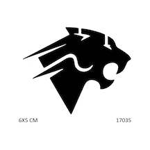Airbrush Tattoo Puma Saldırısı Yapışkanlı Stencil Süsleme Ve Boyama Kalıbı