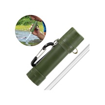 Dış Mekan Su Filtresi Saman Su Filtrasyon Sistemi Acil Durumlara Hazırlık İçin Su Arıtma Cihazı Renk: Yeşil