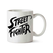 Street Fighter Porselen Kupa Bardak Beyaz