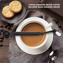 Adet Kahve Temizleme Fırçası Alet Seti Espresso Makinesi Grup Başlığı İçin Siyah&gümüş