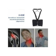 Pazly Boyun Hamak Yatıştırıcı Servikal Masaj Aleti Boyun Sağlığı Yastığı Siyah Siyah