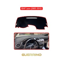 Seat Leon 2005-2012 Torpido Koruma Halısı Kırmızı Kenar