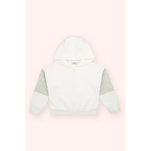 Kız Çocuk Ekru Fermuarlı Sweatshirt Çok Renkli 2511GK08008