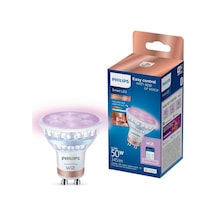 Lexroo Smart Lighting Led Spot Ampul Gu10 Cam 50w Eşdeğer Rgb Standart
