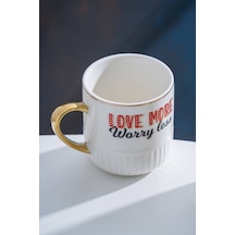 Acar Love Porselen Kupa - 200 Ml Renkli