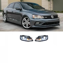 Vw Jetta 2011.2014 Uyumlu Gli Dizayn Ledli Far