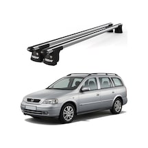 Trio-ı Opel Astra Kombi 1998-2009 Uyumlu Kilitli Ara Atkı 120cm Port Bagaj Tavan Barı