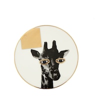 Porland Wild Life Giraffe Bardak Altlığı 10 CM 04Alm006620 Çok Renkli